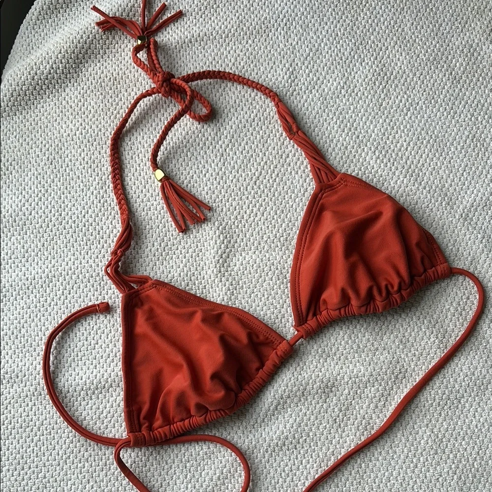 Rust Triangle Bikini Top - Picture 1 of 1